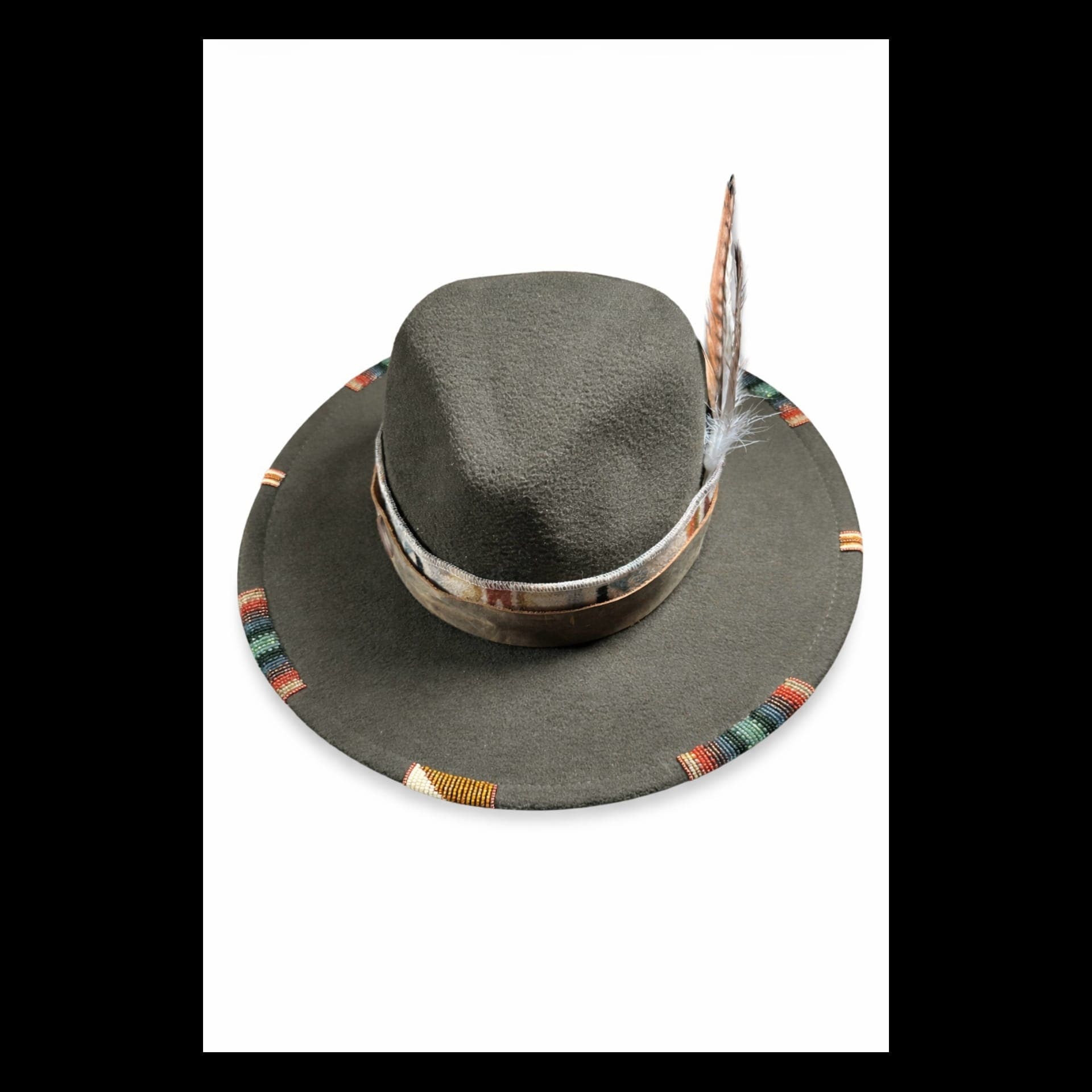 Three watchers felt hat