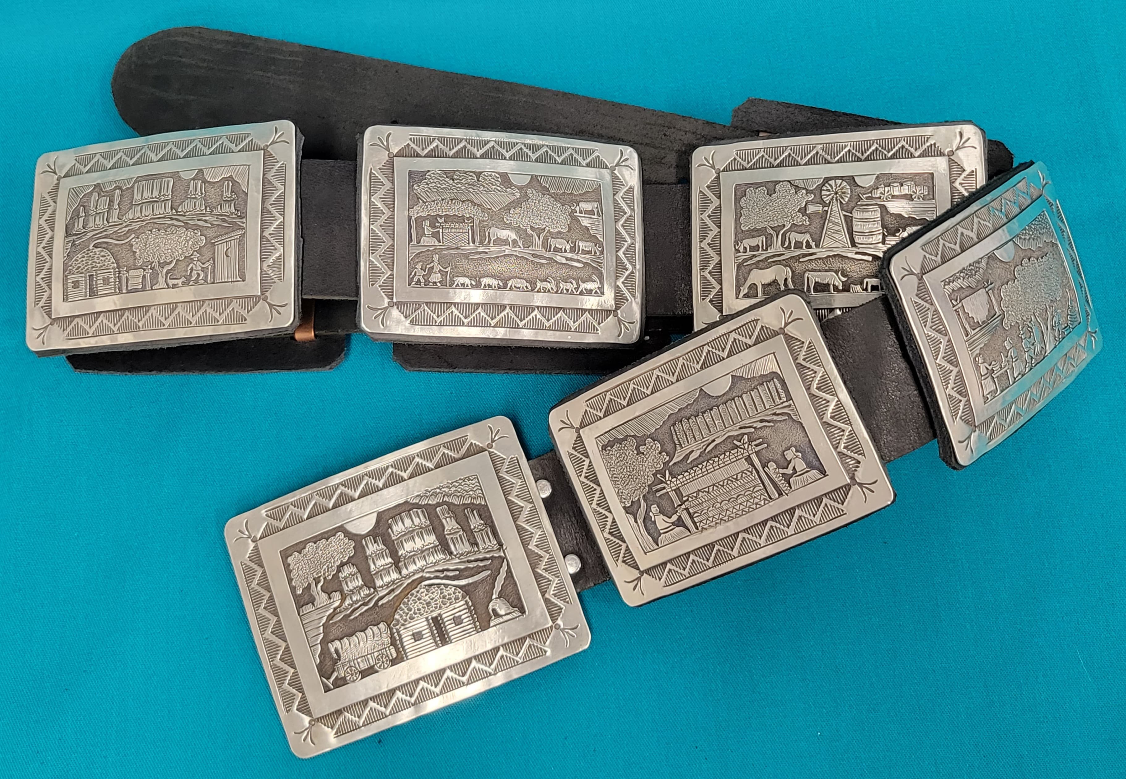 Storyteller Concho Belt
