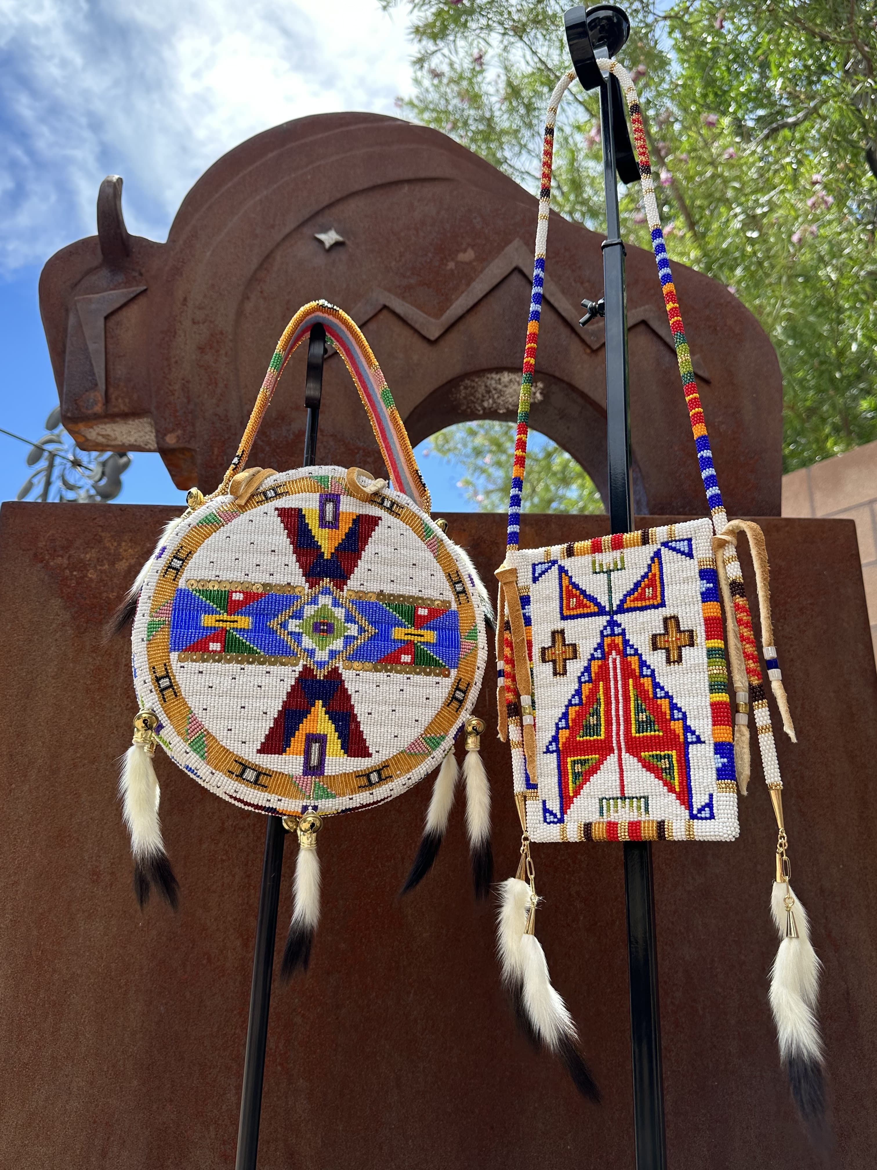 Colors of the tipi and Madam Chairwoman