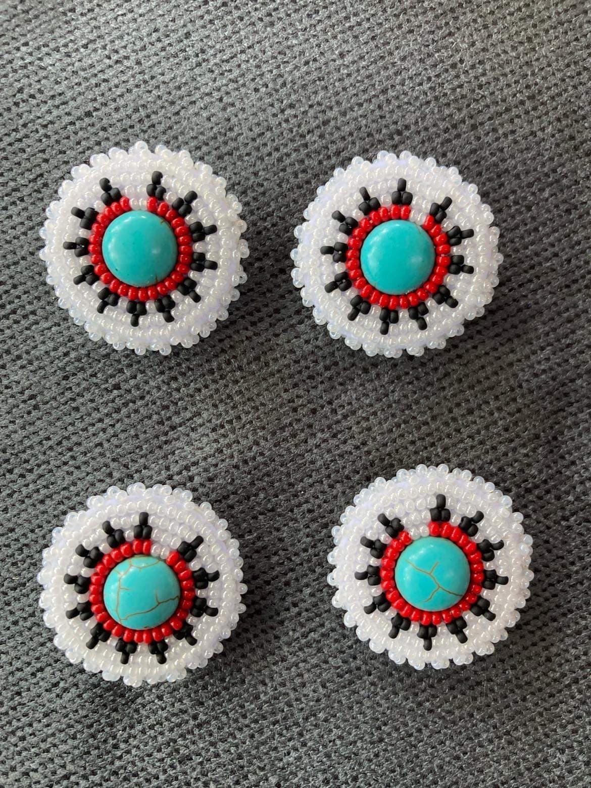 Navajo basket designed earrings