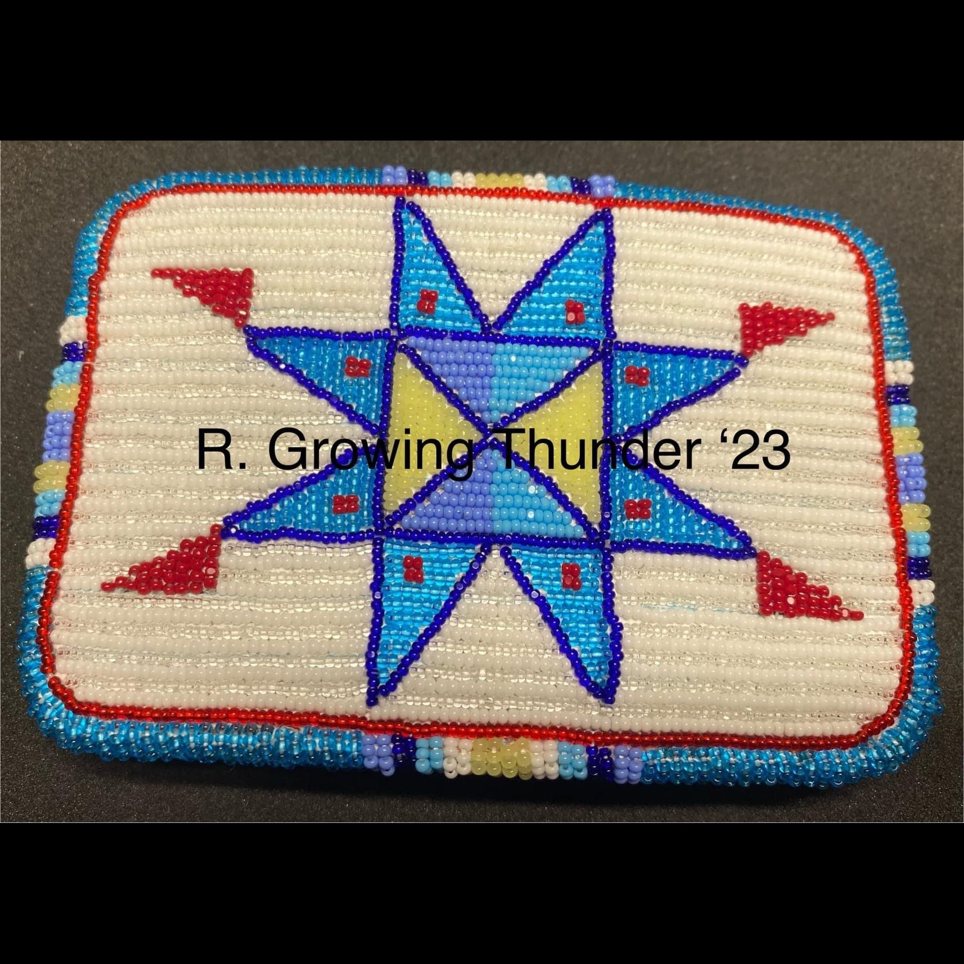 Beaded Belt Buckle