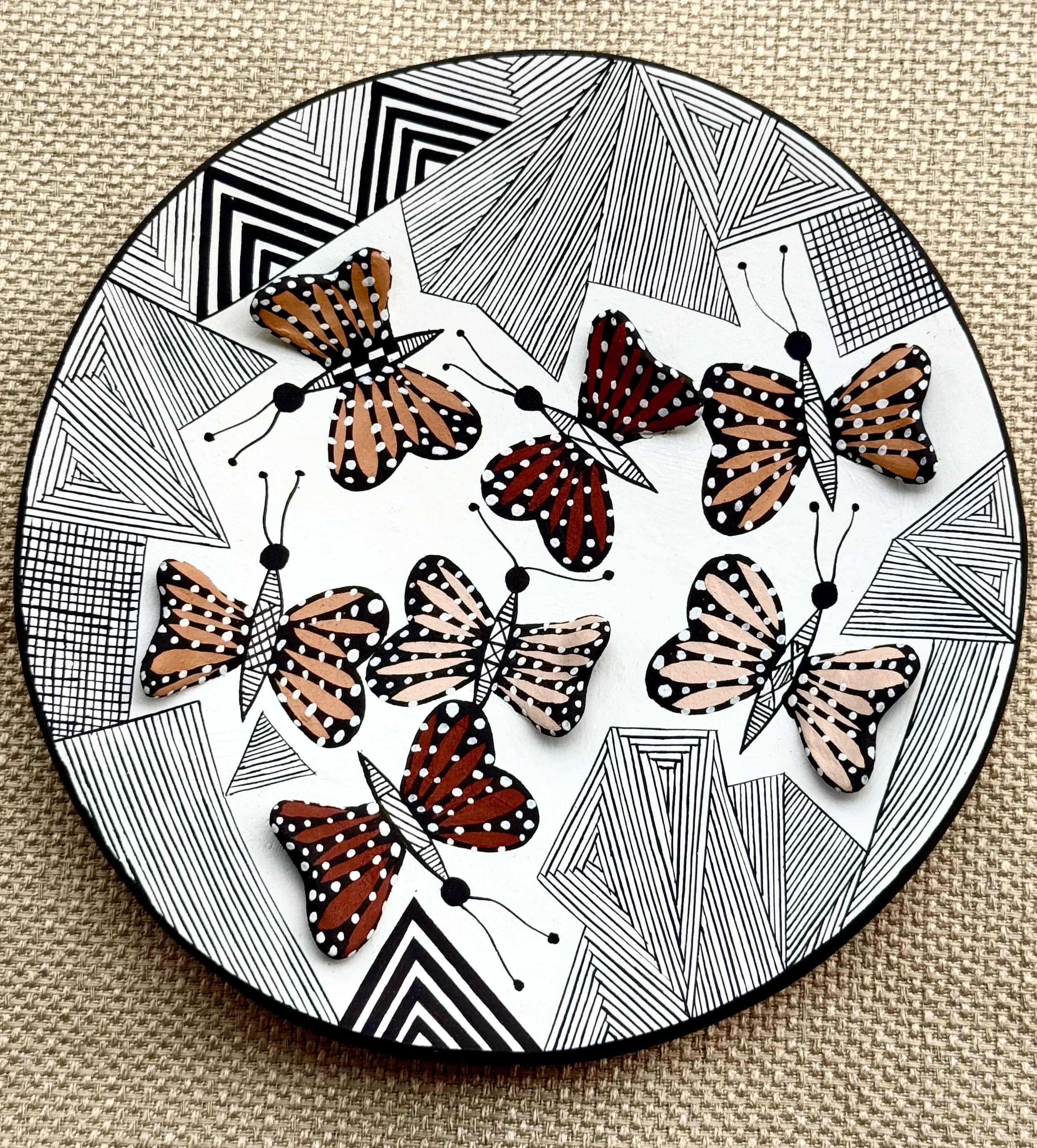 3-Dimensional Butterfly Plate