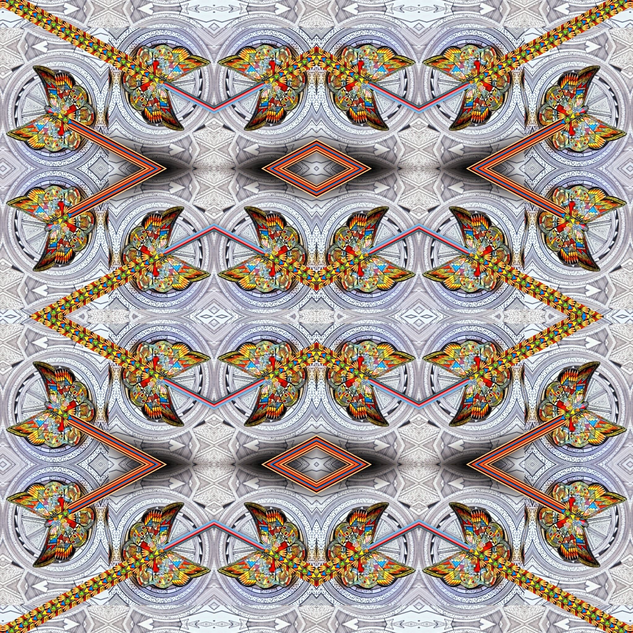 Butterfly wings weaving
