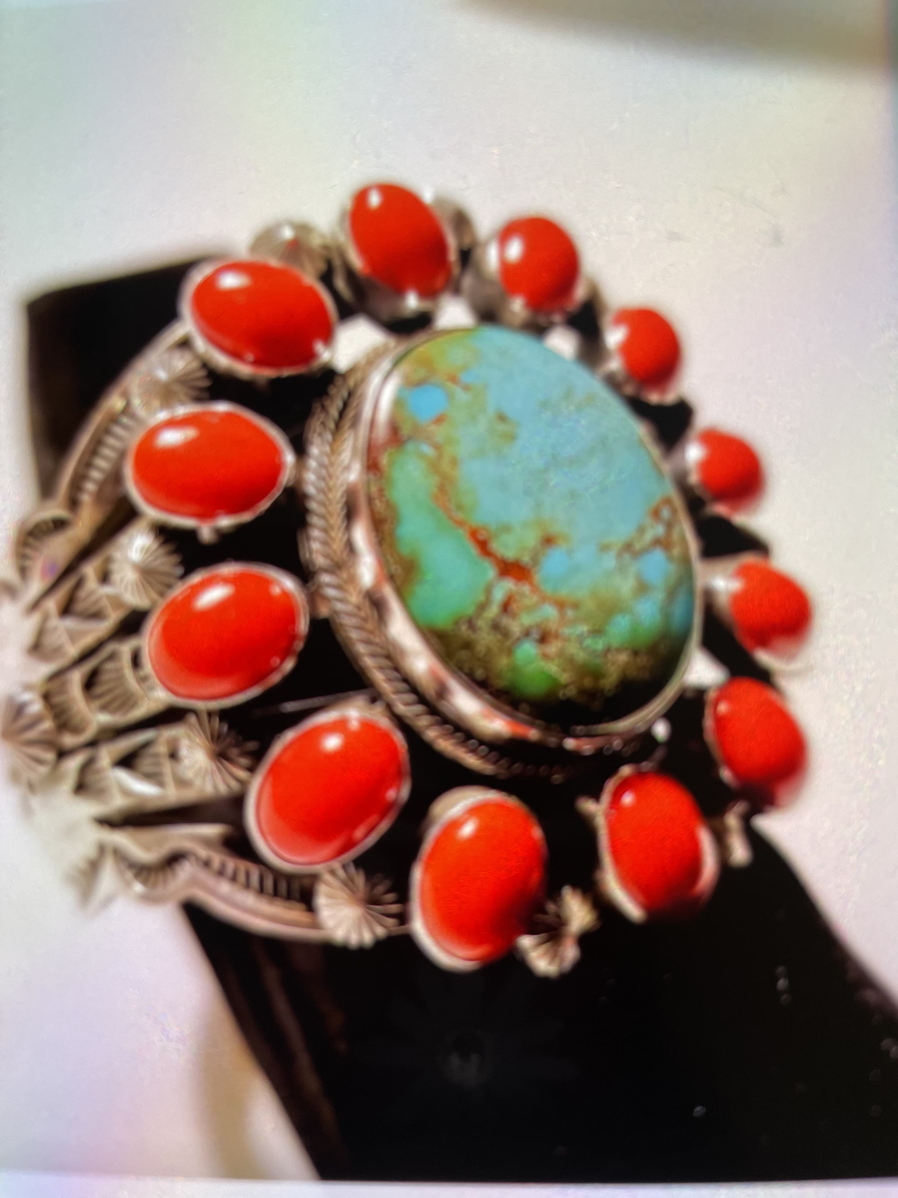 Coral Cluster bracelet