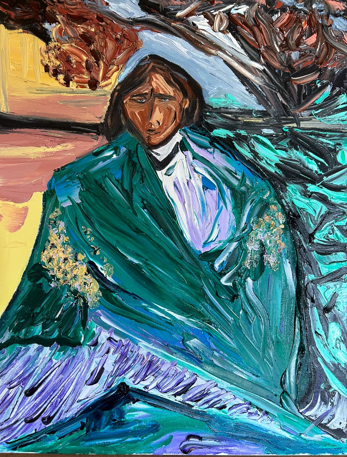 Self Portrait in Garden