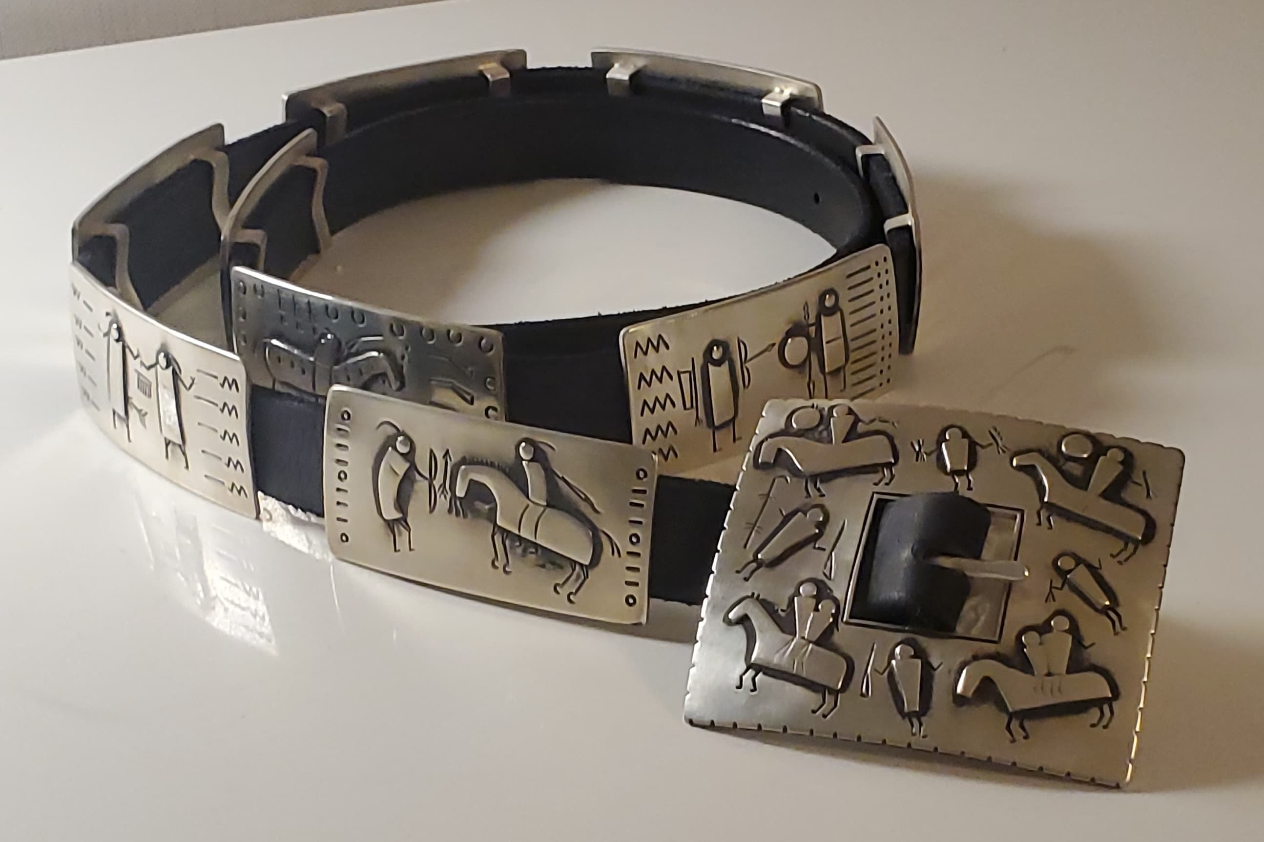 Blackfoot Coup Stories Concho Belt