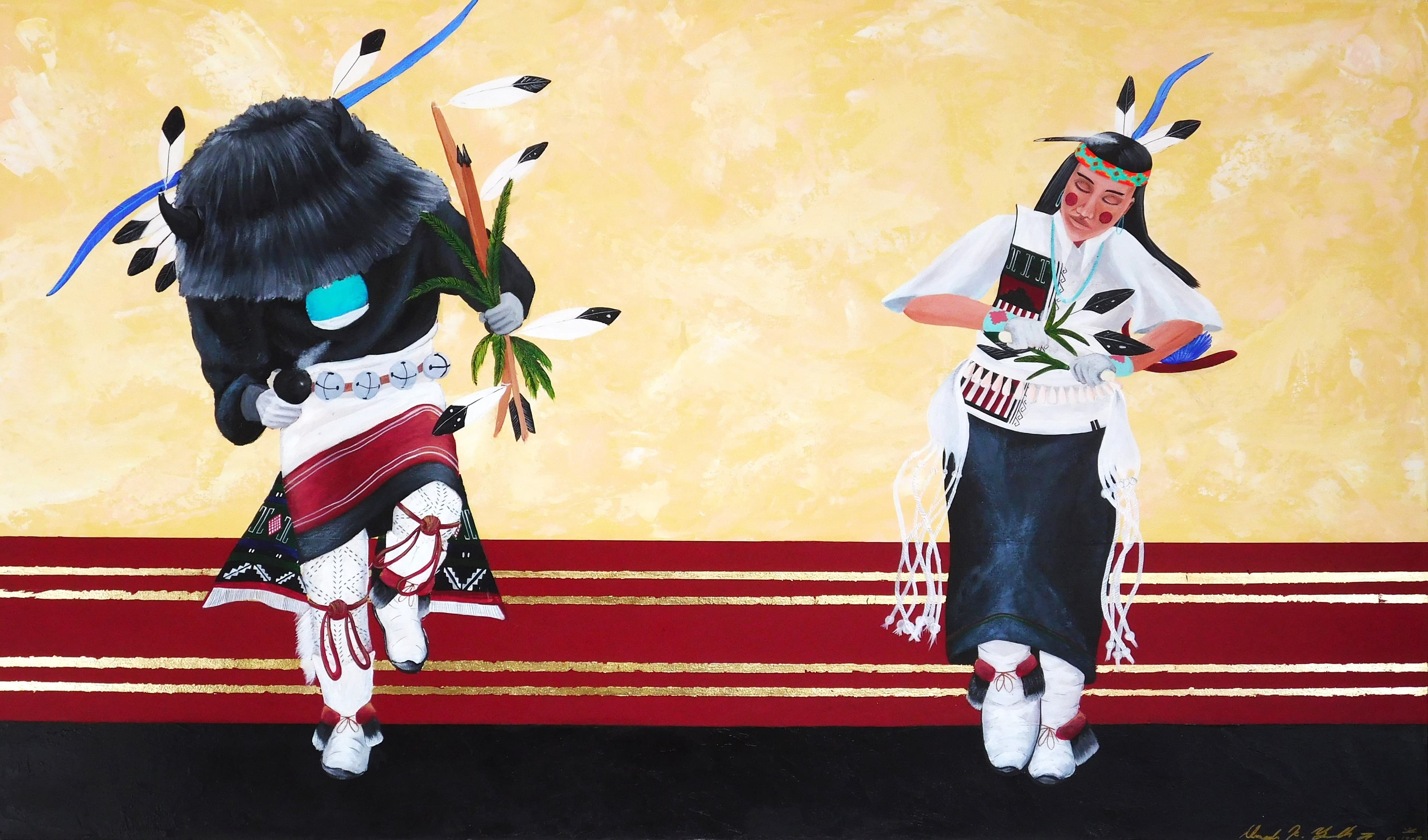 Tesuque Buffalo Dancers